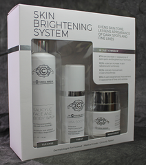 Skin brightening system treatment kit