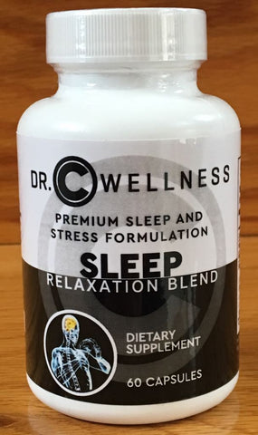 NATURAL SLEEP AND RELAXATION BLEND with Valerian Root, Melatonin, L-Tryptophan , St-John's Wart, Ashwagandha, 5-HTP, Inositol, Chemomile