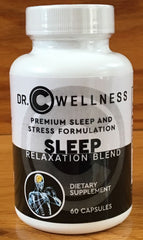 Natural sleep and relaxation supplement with valerian root
