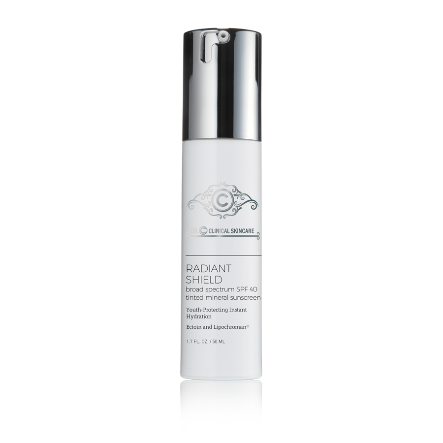 RADIANT SHIELD- Tinted Broad Spectrum Mineral SPF 40 - BEAUTY&WELLNESS